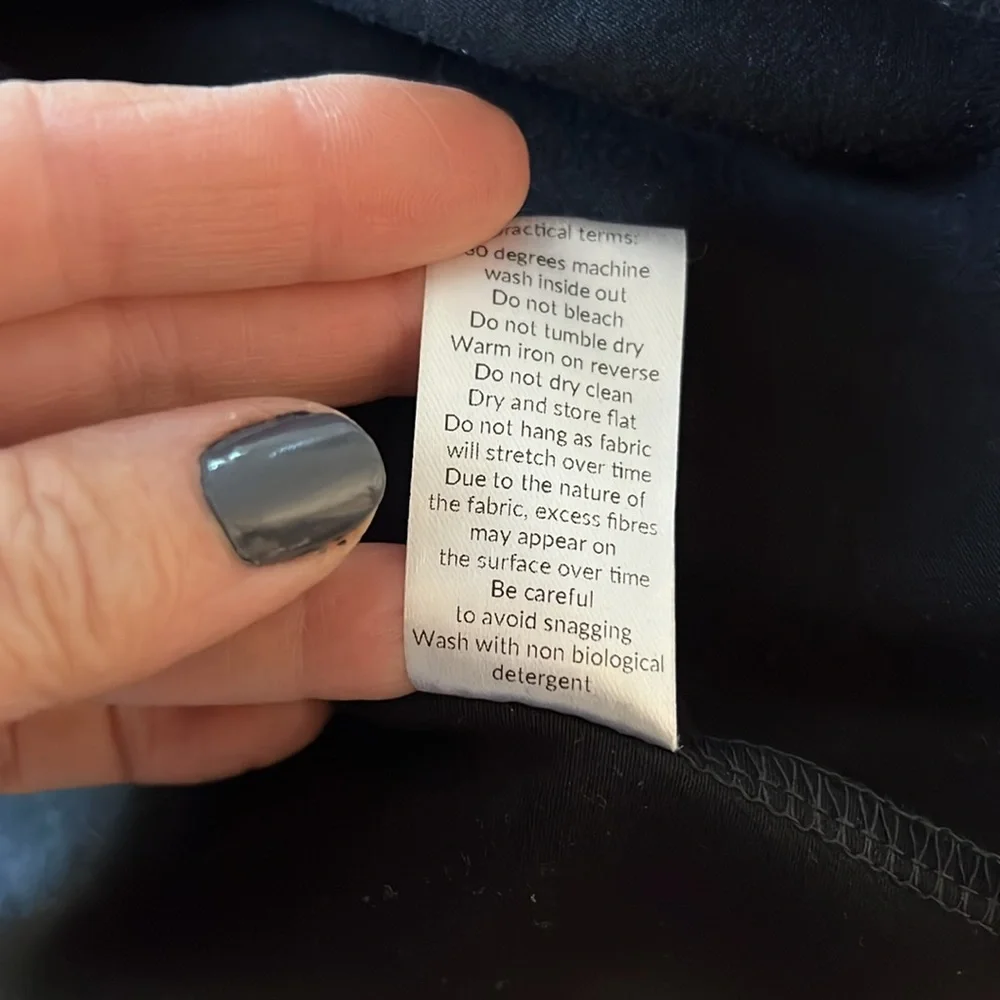 Saint + Sofia long cotton black dress size small - Picture 6 of 6